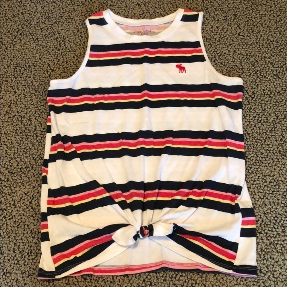Abercrombie Kids Striped Tank Top Size 13/14 in Like New Condition